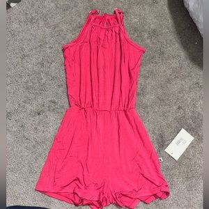 Kickee Pants solid keyhole romper 12/14